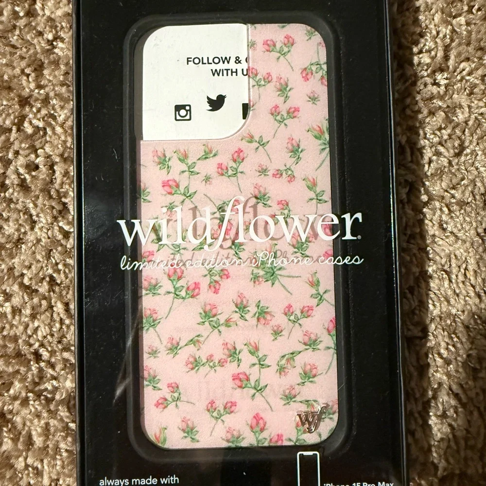 Wildflower iPhone 15 Pro Max Case